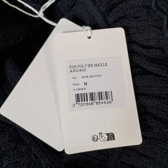 Molli Black Ruffled Sweater - Picture 5 of 5